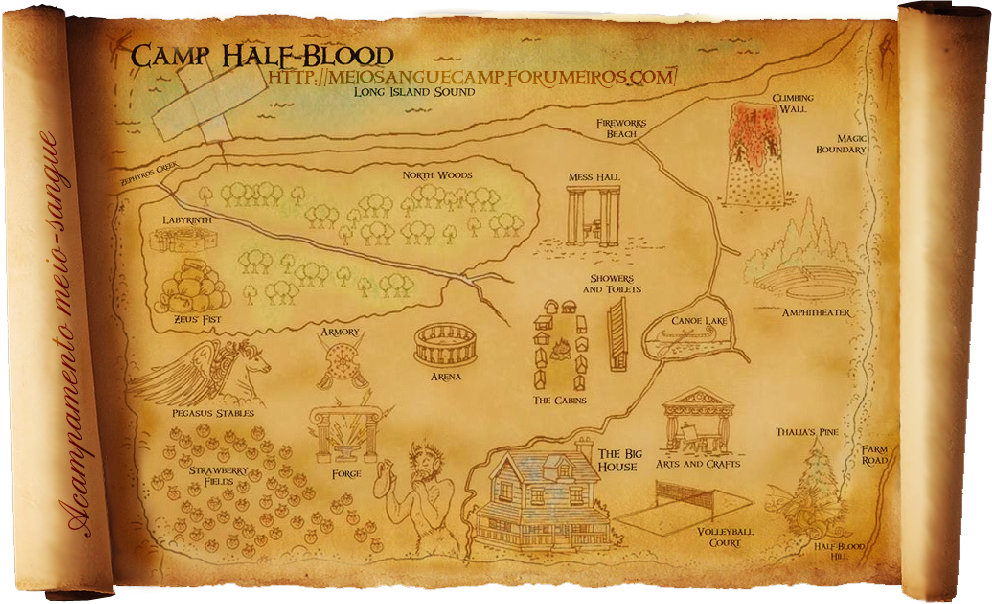 Mapa - Camp Half Blood